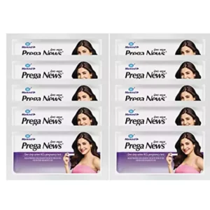 Prega News At Home One Step Urine Hcg Digital Pregnancy Test Kit (6 Tests)